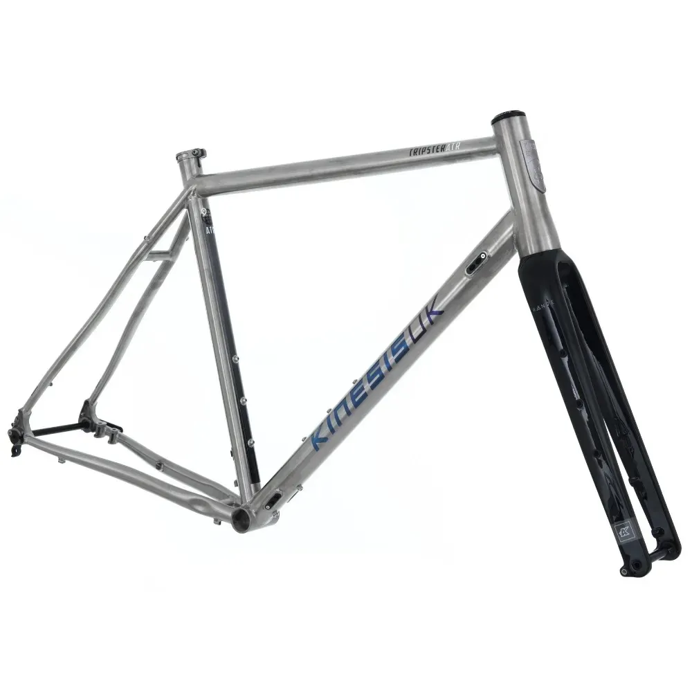 uPRISE Bikes Kinesis Uk Kinesis UK Tripster ATR V3 Titanium Frameset - Titanium | Price match, 365 day return s, 18-Month Warranty, Finance Available & Free UK Delivery